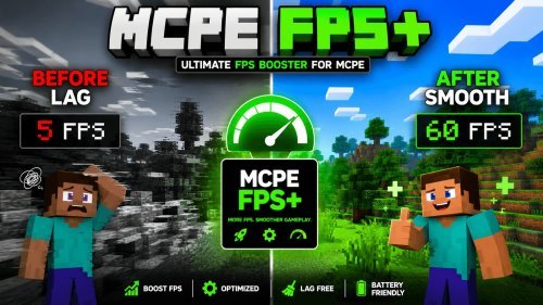 MCPE FPS+ Texture Pack: Boost Performance & Clarity
