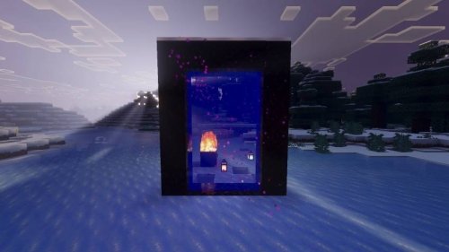 Best Shaders for Minecraft PE: Clear Nether Portals Review