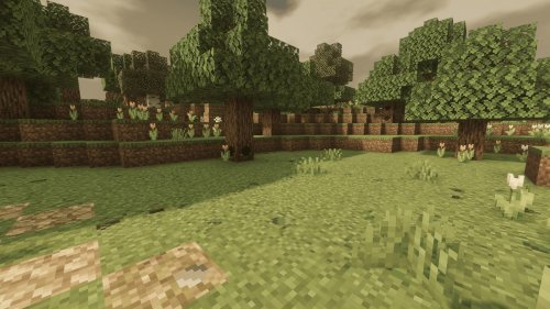 Vintage Minecraft Shader Pack for Bedrock: Warm Retro Aesthetic