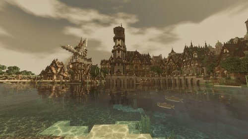 Vintage Minecraft Shader Pack for Bedrock: Warm Retro Aesthetic