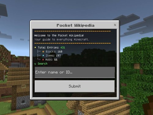 Index: Pocket Wikipedia – Best MCPE Addon for Game Reference