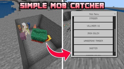 Simple Mob Catcher: Easy Mob Trapping for Bedrock