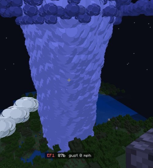 Best Minecraft addons 2026: Weather's Rumble realistic weather