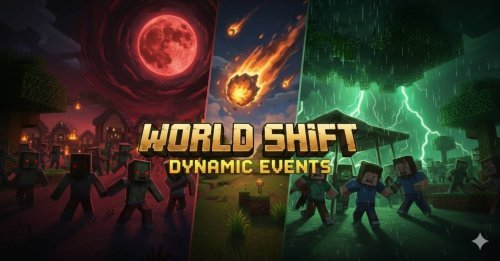 Best Minecraft MCPE Addons 2026: World Shift Dynamic Events