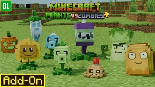Best MCPE Addons 2026: Plants vs. Zombies by Croks