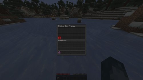 Shulker Preview for Minecraft Bedrock: Hover to See Contents