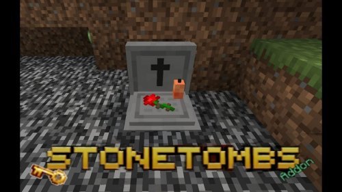 Stone Tombs addon for Minecraft Bedrock: death recovery guide