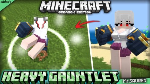 Best MCPE Addons 2026: Heavy Gauntlet Combat Review