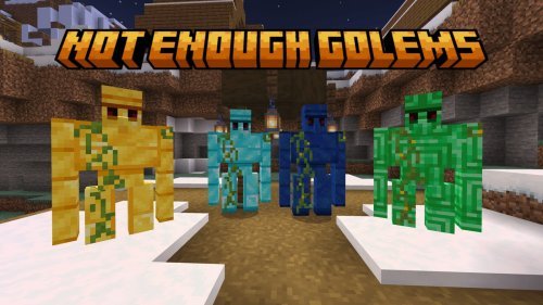 Not Enough Golems addon: 13 golem types for MCPE