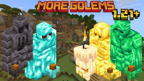 Not Enough Golems addon: 13 golem types for MCPE