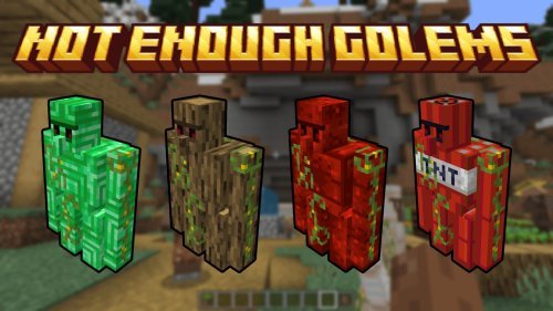 Not Enough Golems addon: 13 golem types for MCPE