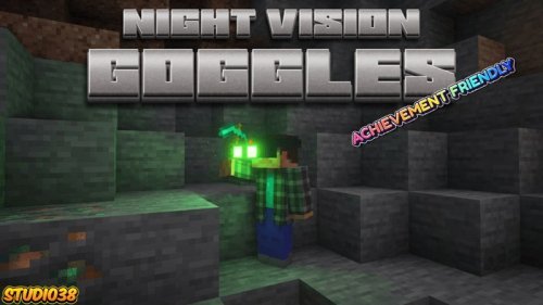 Night Vision Goggles 38: Best MCPE Addon for Dark Exploration