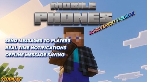 Mobile Phone Addon for Minecraft MCPE: Chat & Friends