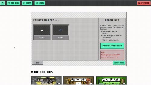 Custom Paintings Addon for Minecraft Bedrock & MCPE