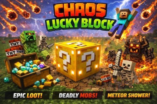 You Get Every Block You Look At Mod for Minecraft Bedrock