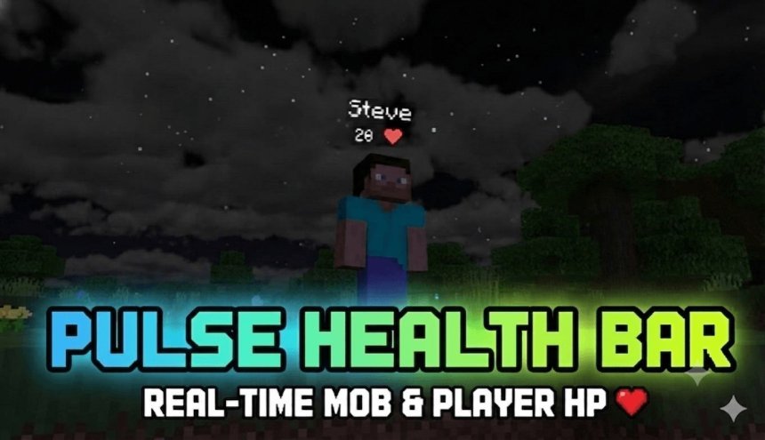 Pulse Health Bar: Best MCPE Addon for Damage Indicators