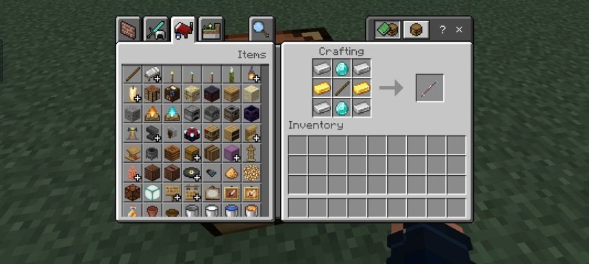 Power Stick Minecraft: Craftable Addon for Bedrock