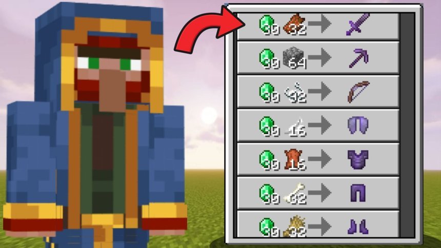Best MCPE Addons 2026: Wandering Trader's OP Trades Review