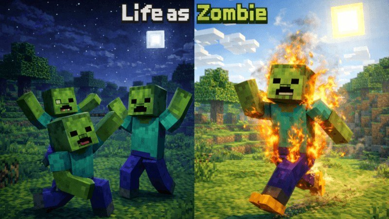 Best Minecraft Addons 2026: Play as a Zombie