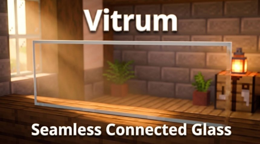 Best Minecraft Addons 2026: Vitrum Connected Glass Review